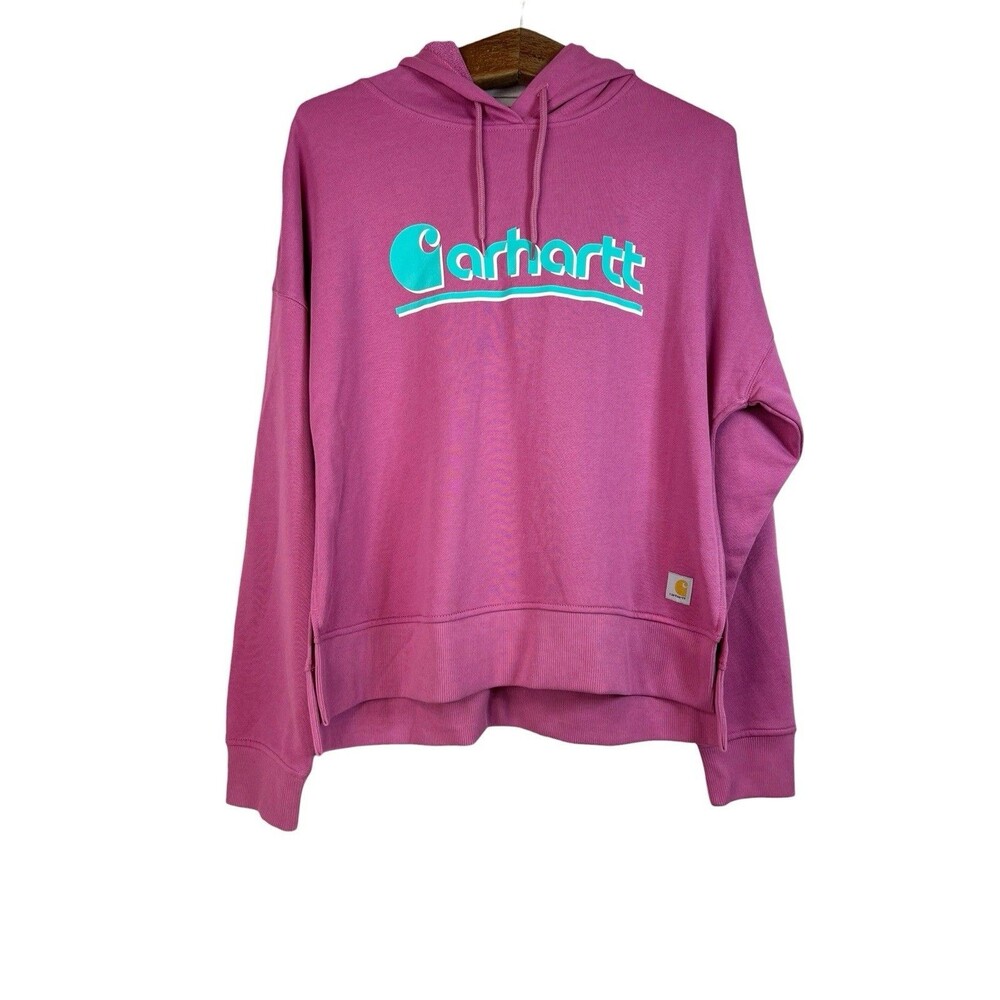 Carhartt Women’s Tencel Fiber Series Loose Fit Graphic Hooded Sweatshirt M NWT